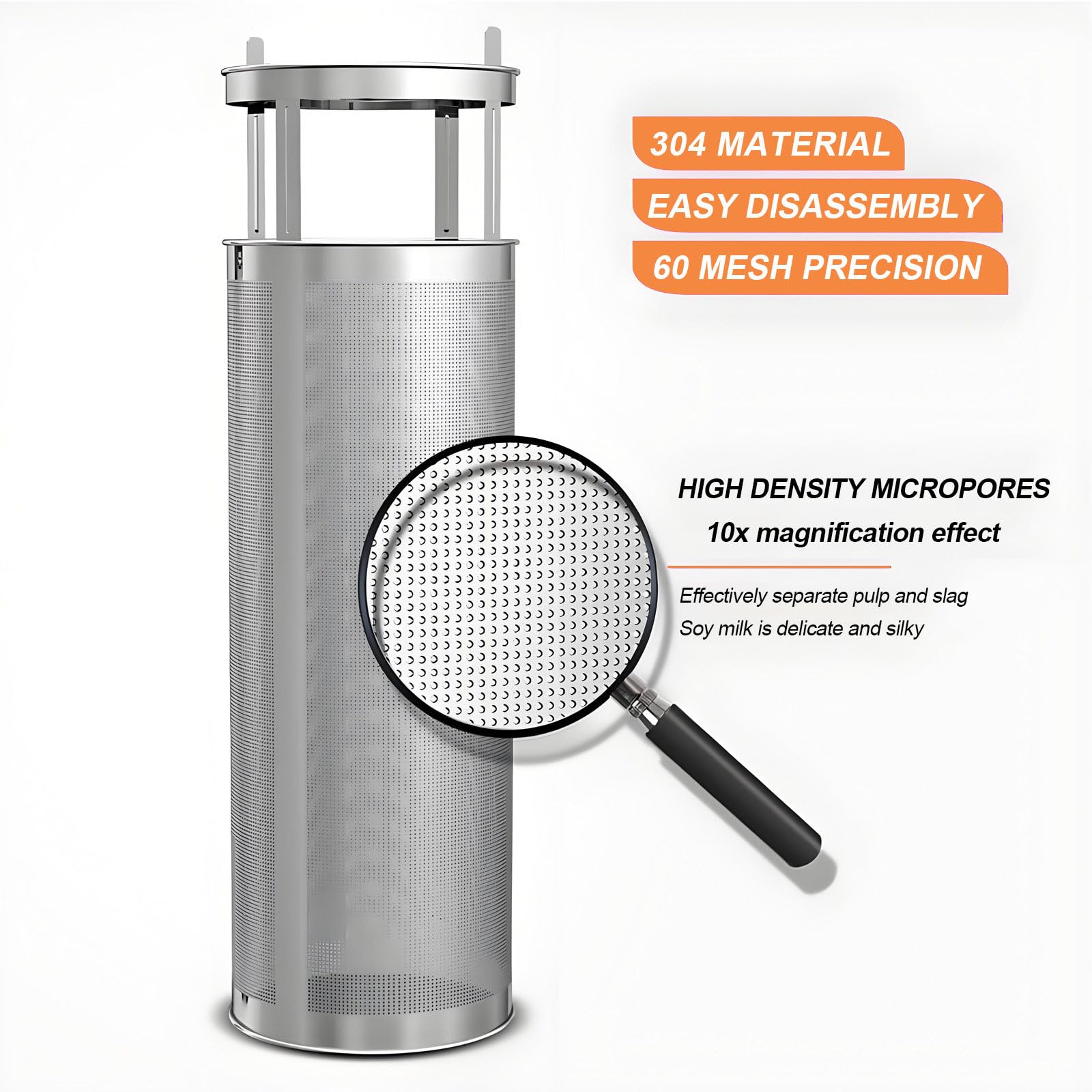 Máquina automática eléctrica para Leche de Soja Comercial, con Filtro extraíble y Temporizador de separación de residuos. Adecuada para cocinas y restaurantes. 40L