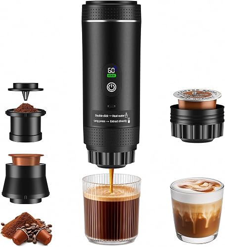 3 En1 Machine à Café Portable de Voyage 
