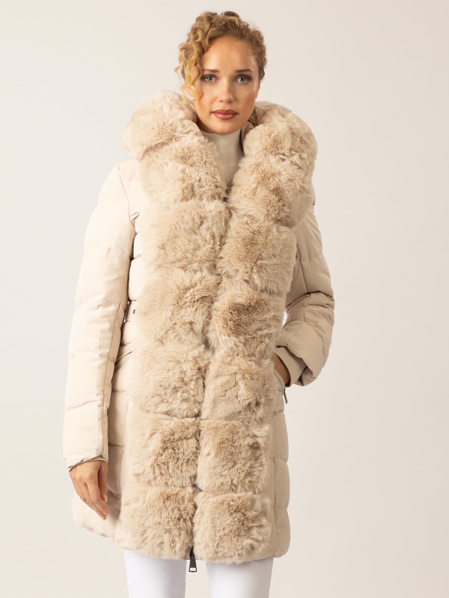 APART Fashion Damen Winterjacke Winterjacke (1er Pack)