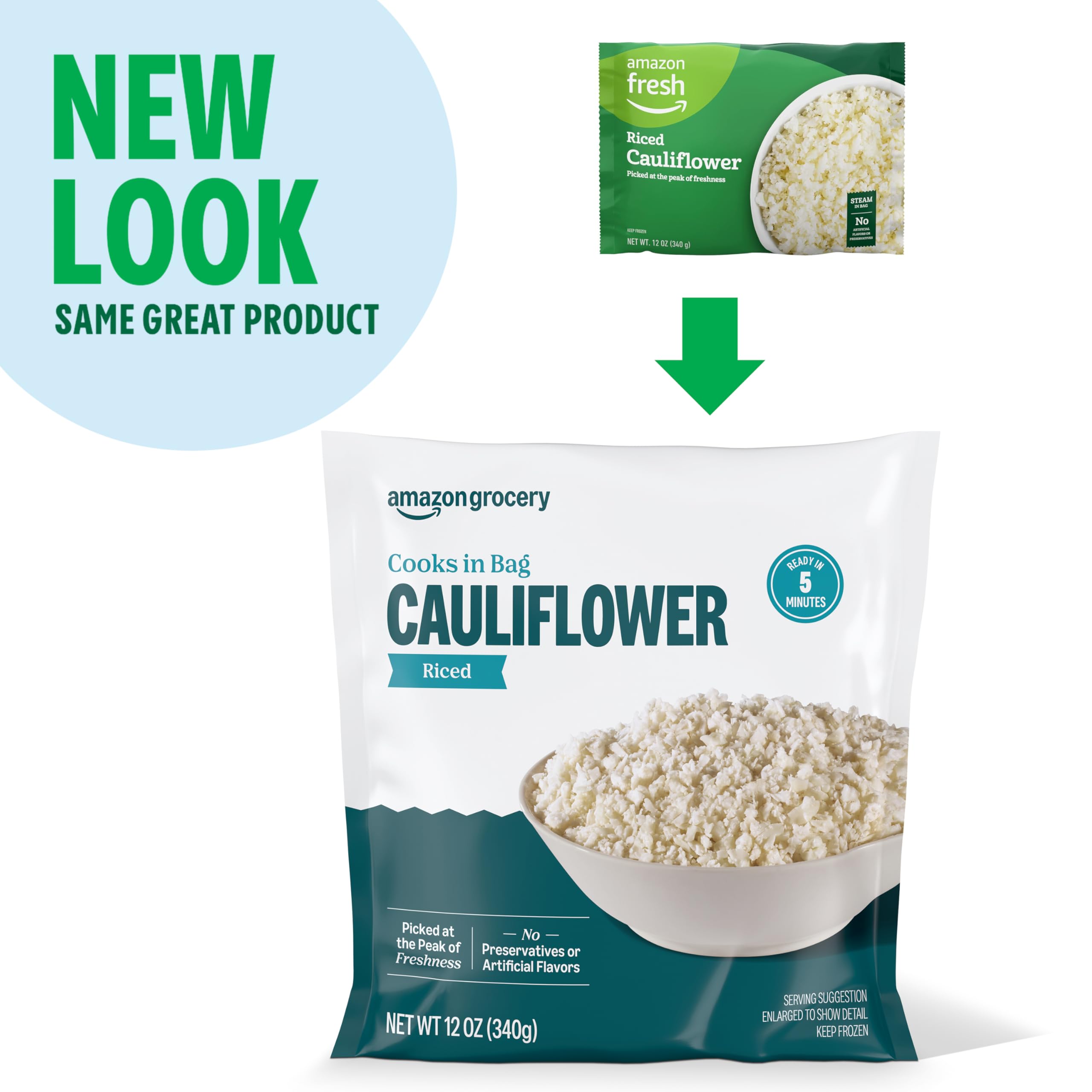 Riced Cauliflower