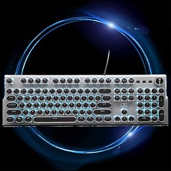 【希少】HPレトロスタイル メカニカルキーボード青軸LEDバックライト 希少】HPレトロスタイル メカニカルキーボード青軸LEDバック