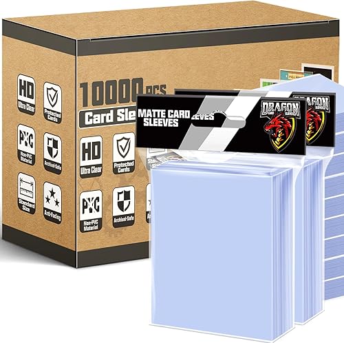 Miniatura 14 de 100 unidades de fundas de plástico para tarjetas con abertura superior, fundas Penny Soft para protectores de tarjetas de béisbol, adecuadas