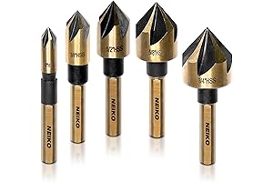 NEIKO 10218A Countersink Drill Bit Set: Precision Countering for Wood and Metalworking