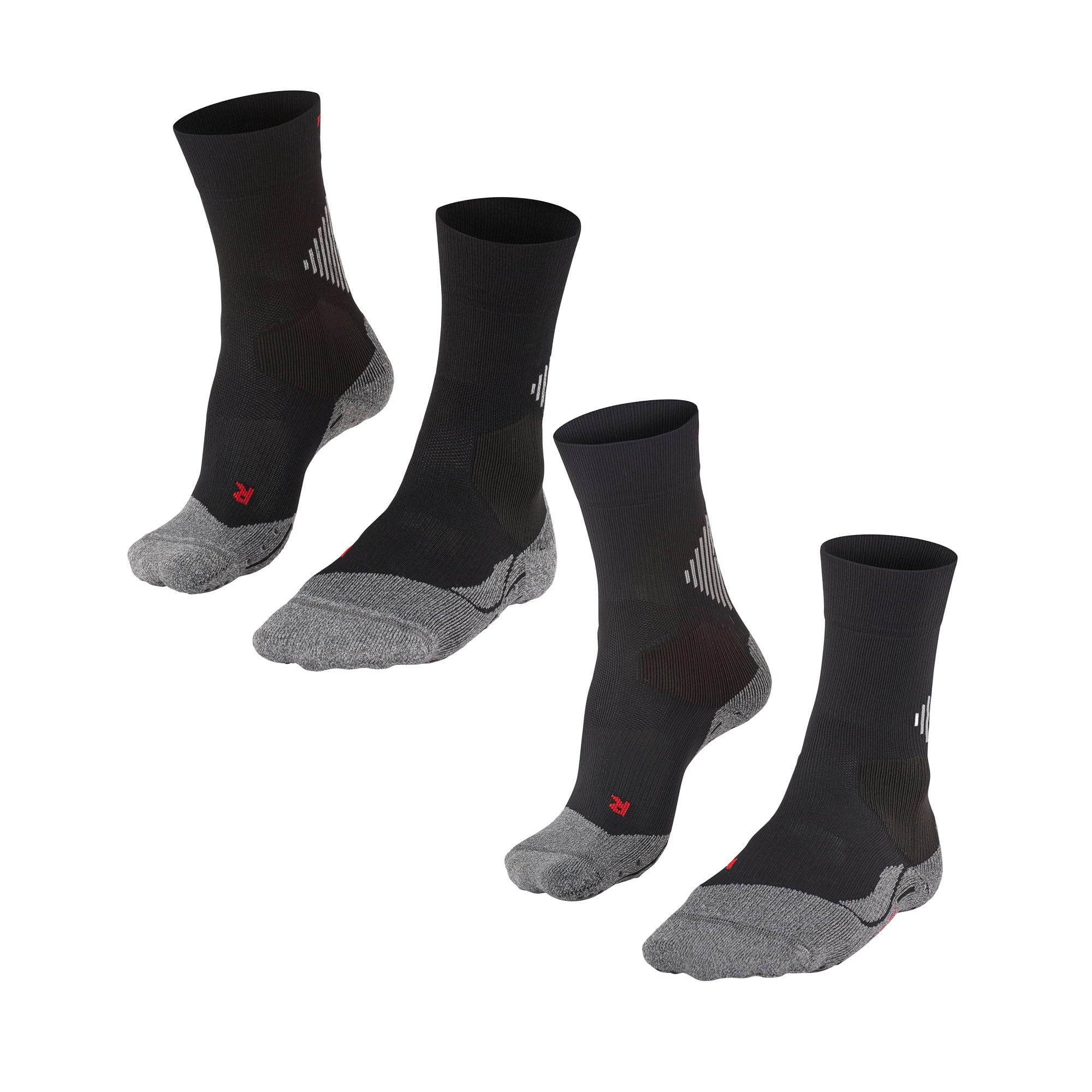 4 GRIP Premium Sports Socks Bundle, 2 Pairs of Mid-Calf Compression Socks for High-Speed Agility, Ankle Support, and Superior Comfort, Ideal for Team Sports, Men & Women, Size 5-6