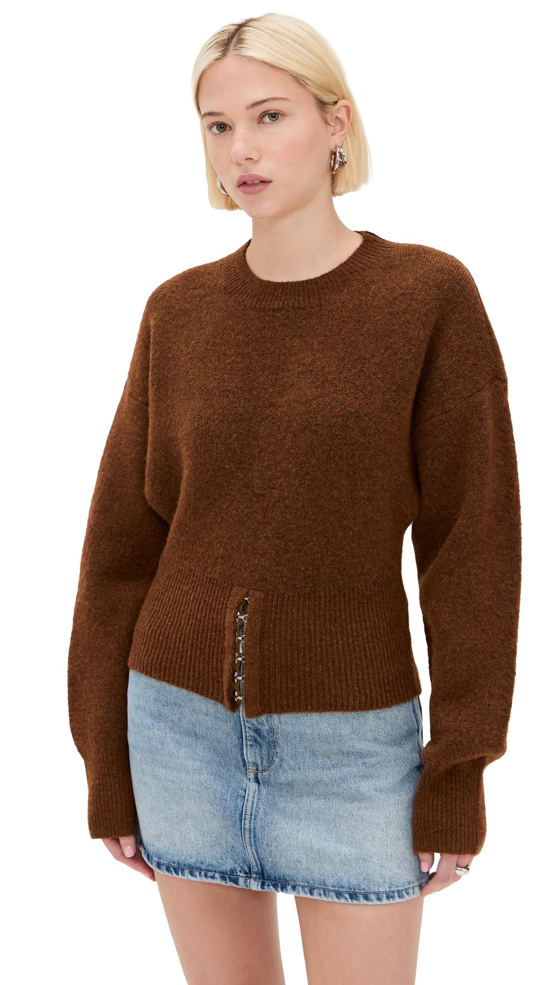 Lioness Womens Dion Knit Sweatshirt