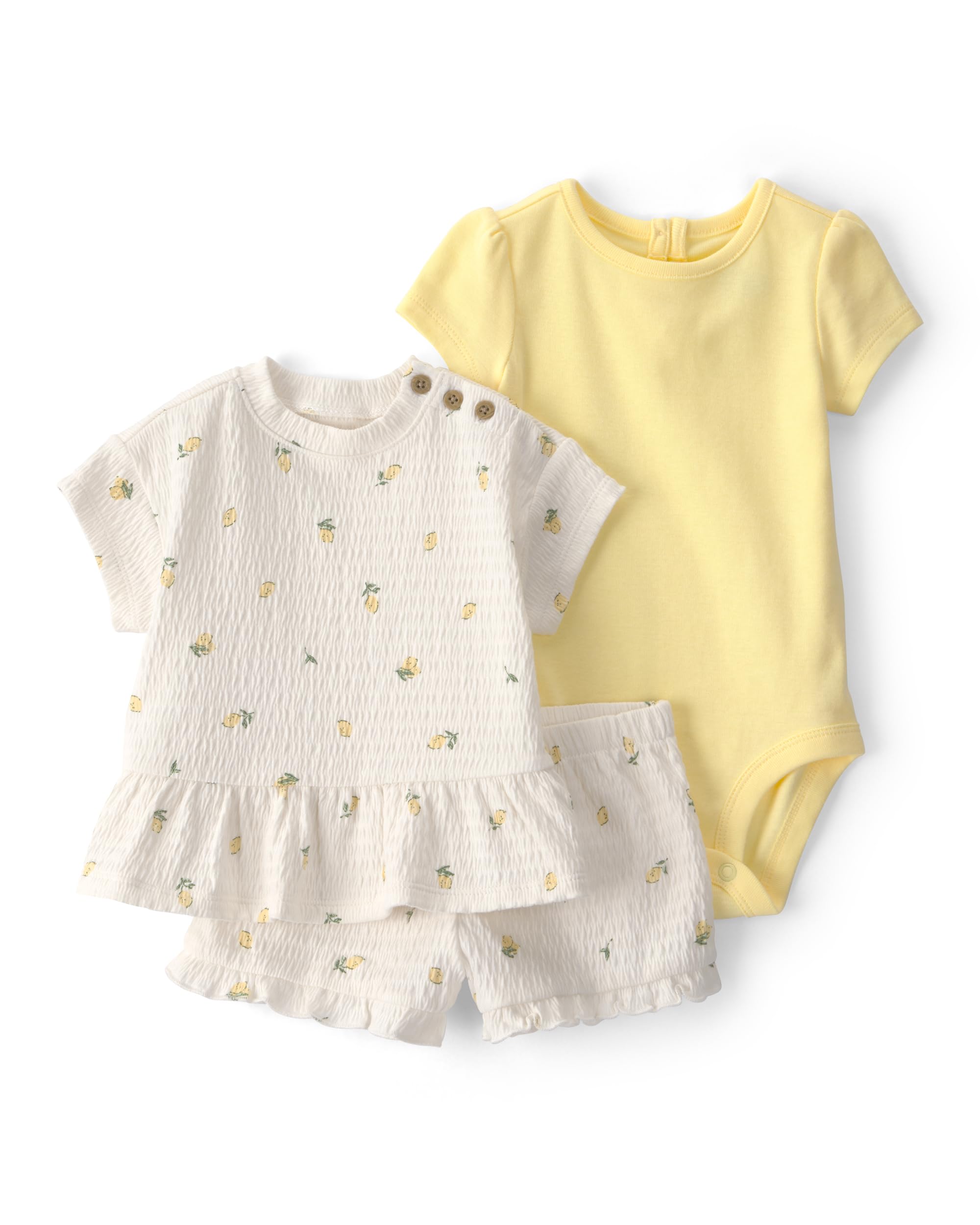 Carters baby-girls 3-Piece Short Set
