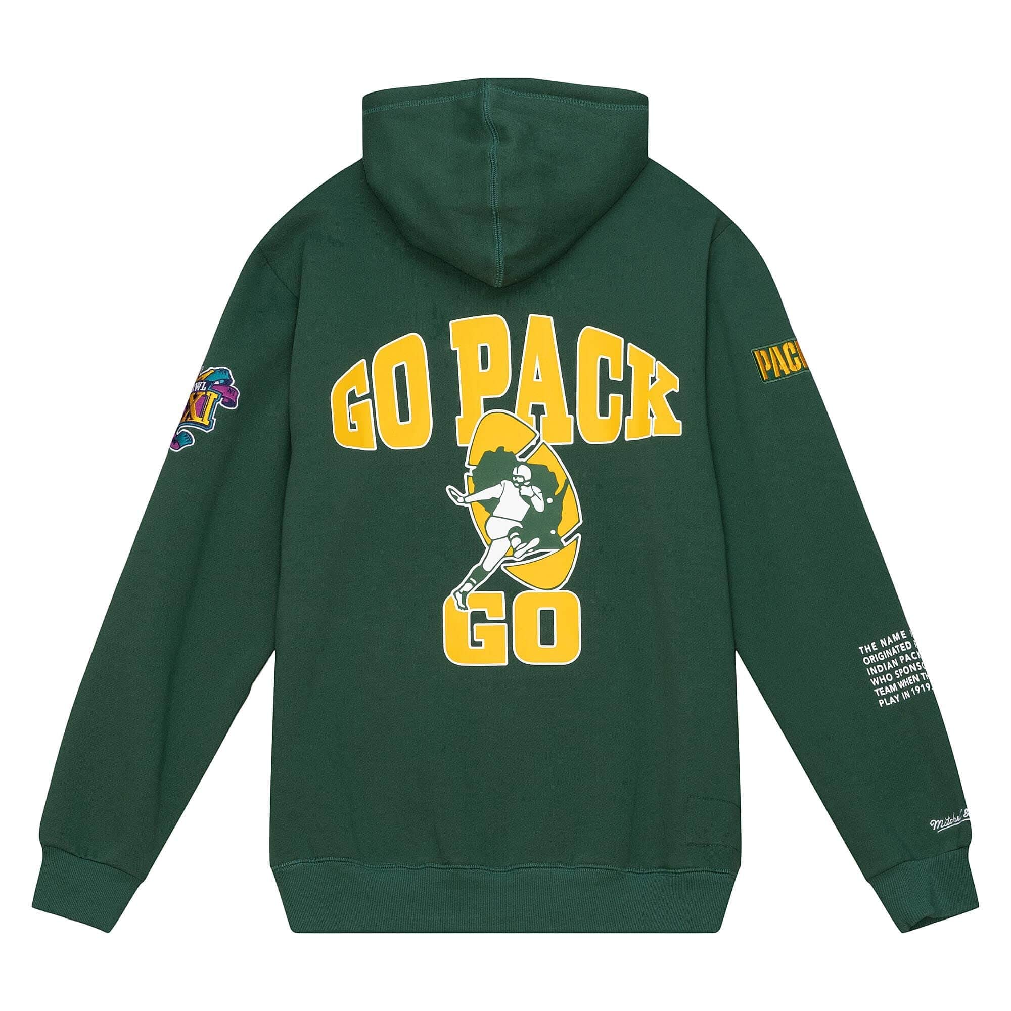Mitchell & Ness NCAA Team Origins Université de Caroline du Nord Sweat à Capuche pour Unisexe