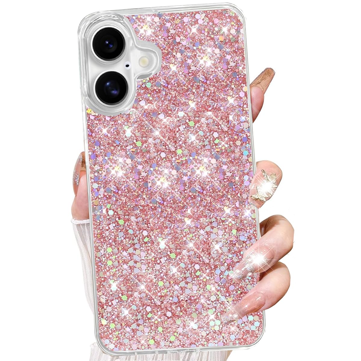 Amazon.com: Changjia for iPhone 16 Plus Glitter Case, Cute