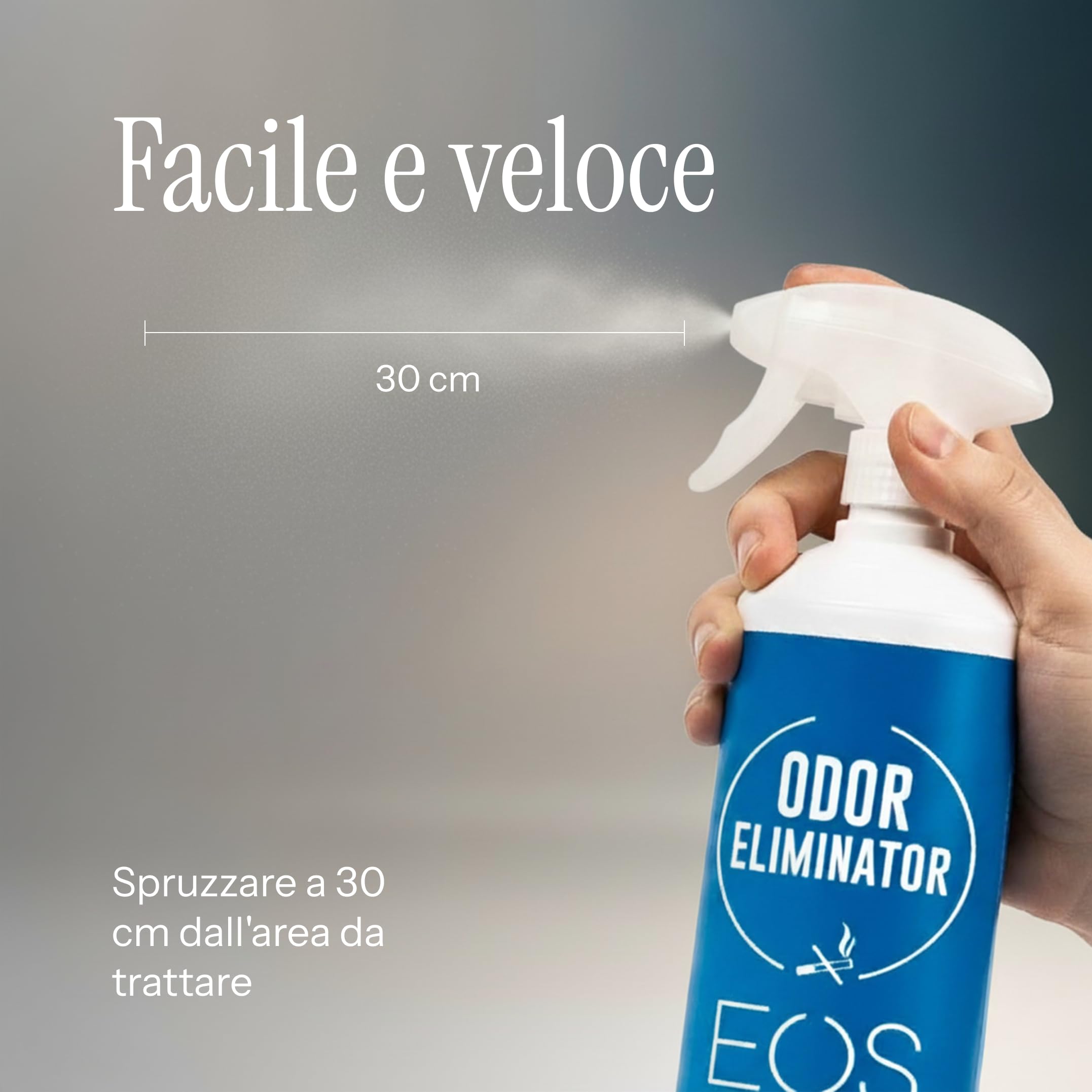 Spray Elimina Odori Ambiente | Neutralizzatore di cattivi odori più persistenti | Spray Igienizzante Tessuti, Tappezzerie e Tutte le Superfici | Antiodore per Casa | Profumatore per Ambienti
