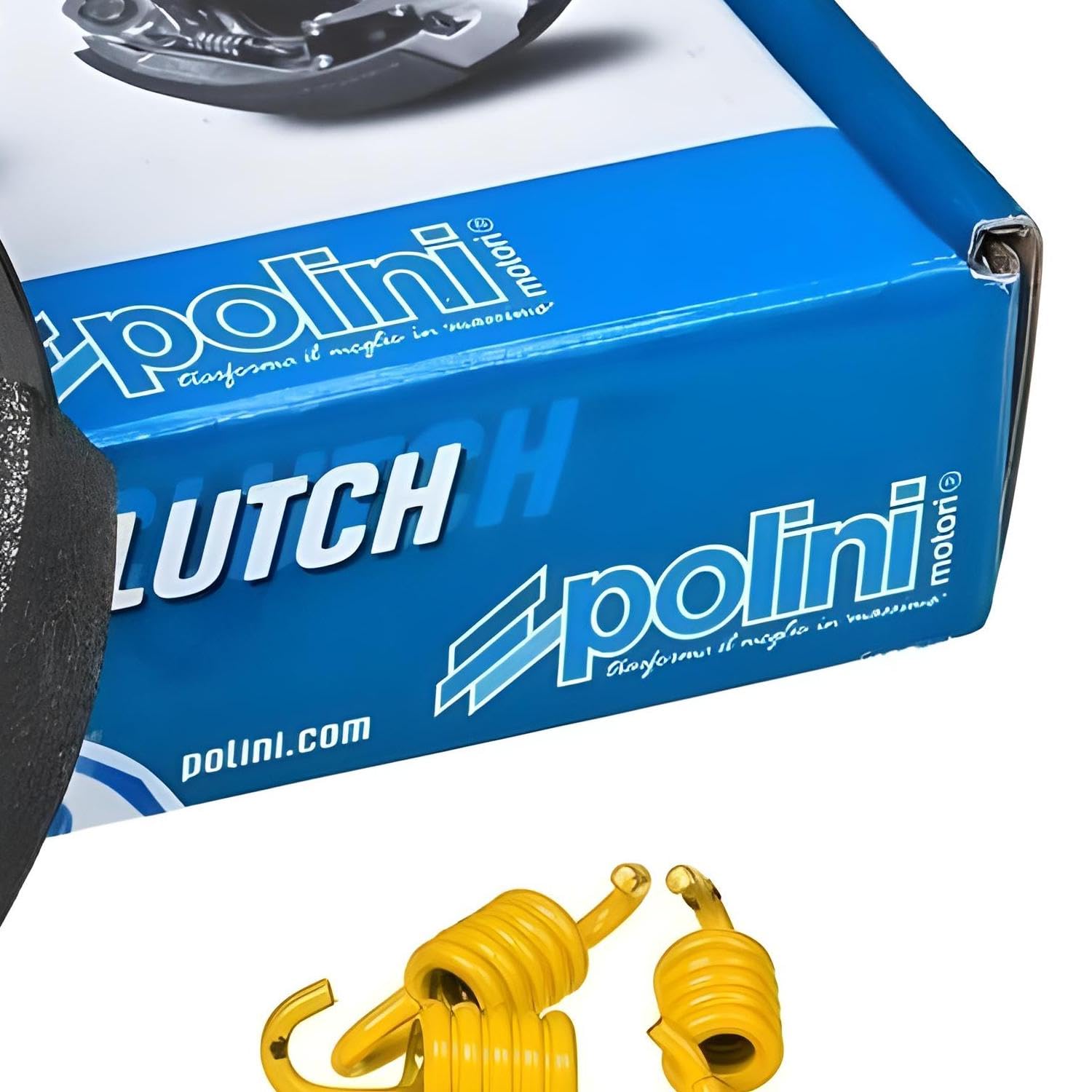 Embrague Polini 3G para raza, 107 mm | Pretensado de muelles ajustable sin cojinetes, 2 juegos; compatible con PIAGGIO Diesis 50, compatible con PIAGGIO Fly 50.