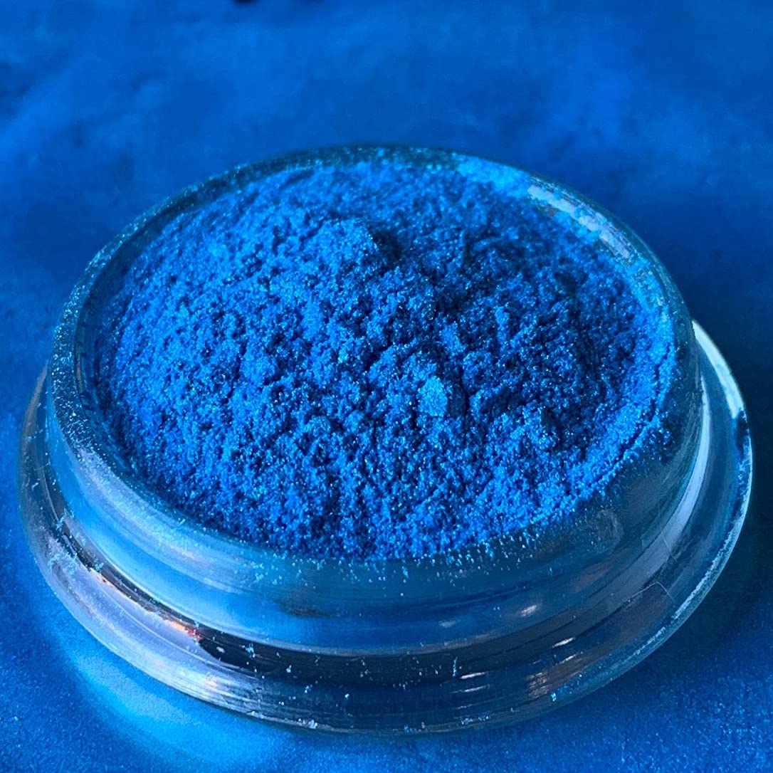Dipoxy Lagoon-Blue-Pearl-Blau04 Pigment Farbmittel für Epoxidharz, Polyesterharz, Polyurethan Systeme, Beton, Lacke, Kunstharz Schmuck (500g)