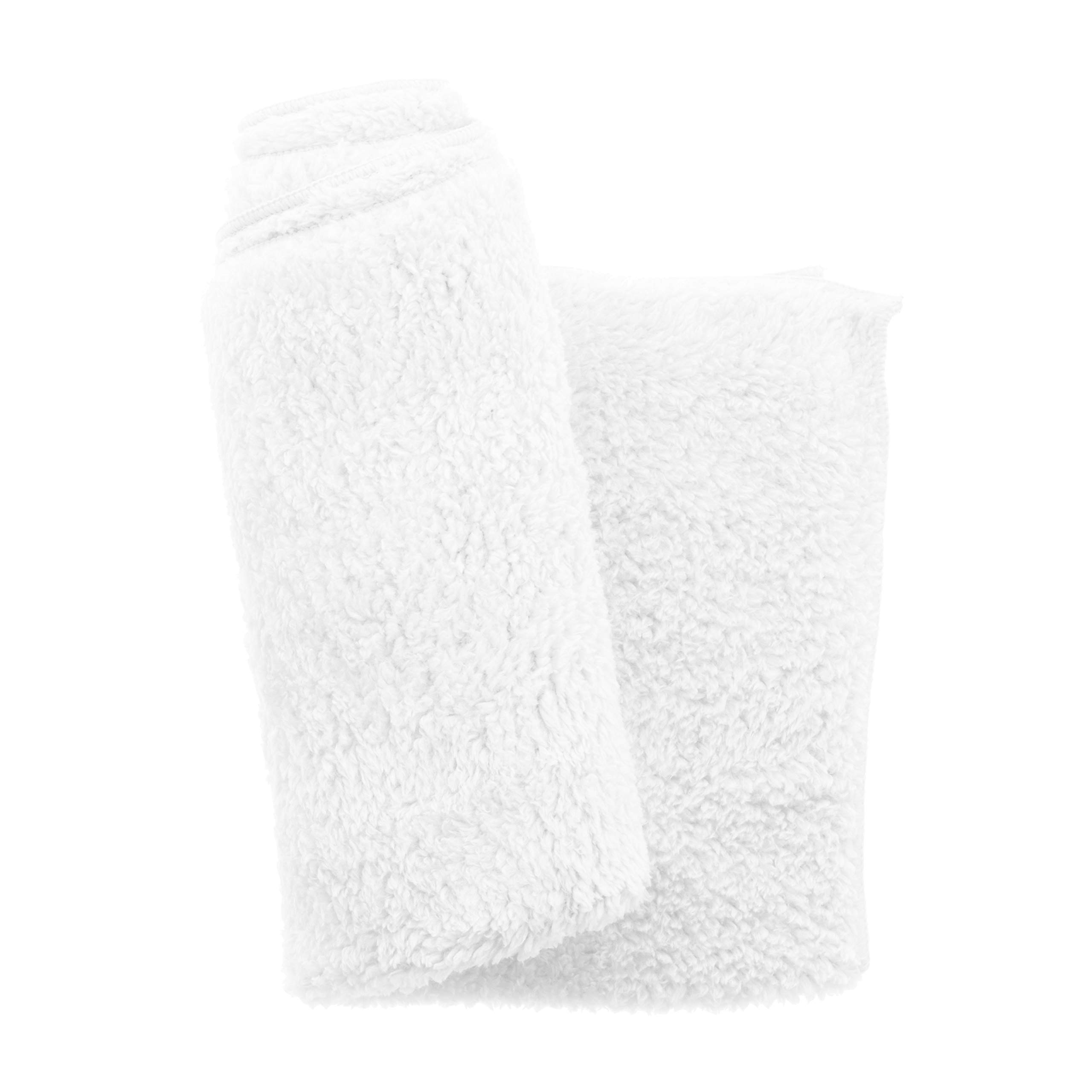 Studio Dry Microfiber Hair Towel, White, 0.35 Pound