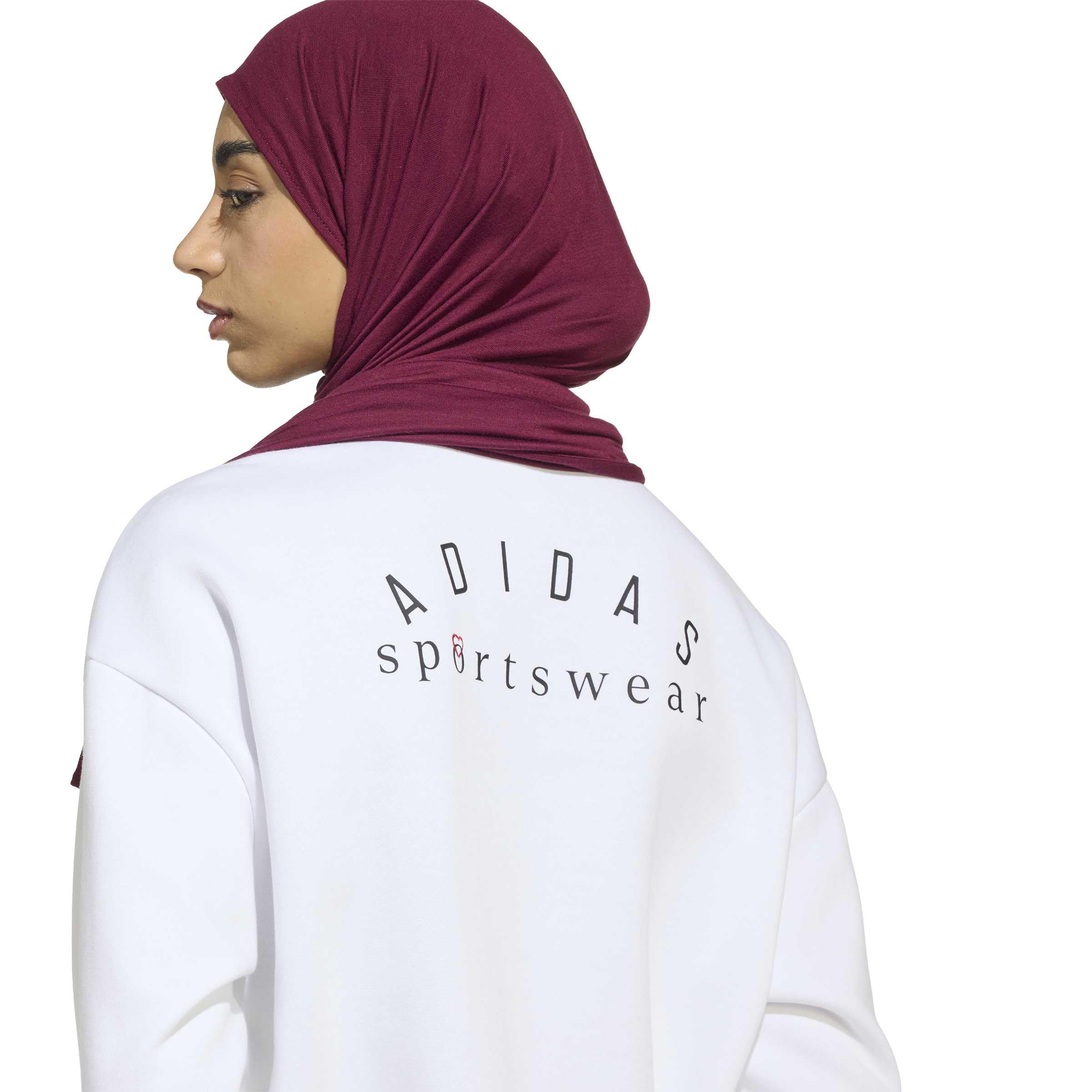 adidas Kobiety Embroidery Pack Graphic Loose Sweatshirt, white, L