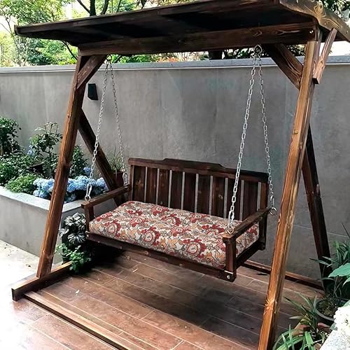 Miniatura 9 de Magpie Fabrics Cojín de banco de patio de 42 x 18 pulgadas, antideslizante, resistente al agua, para interiores y exteriores, cojín de asiento