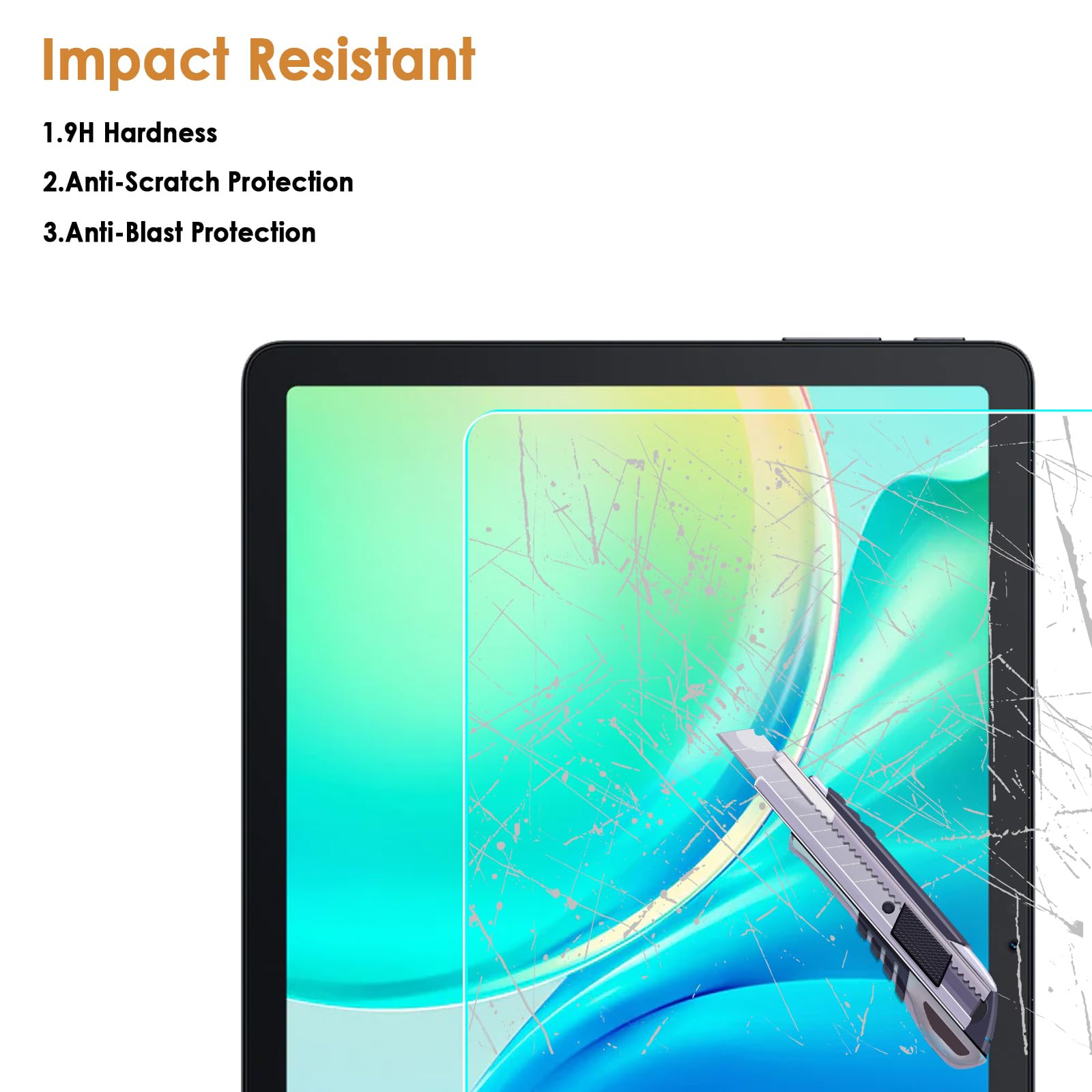 Hianjoo 2 sztuki folii ochronnej, kompatybilna z Blackview Tab 90, WiFi 2024, Android 14, tabletem 11 cali, ochrona wyświetlacza, kompatybilna z Blackview Tab 90, WiFi 2024, Android 14, tablet HD,