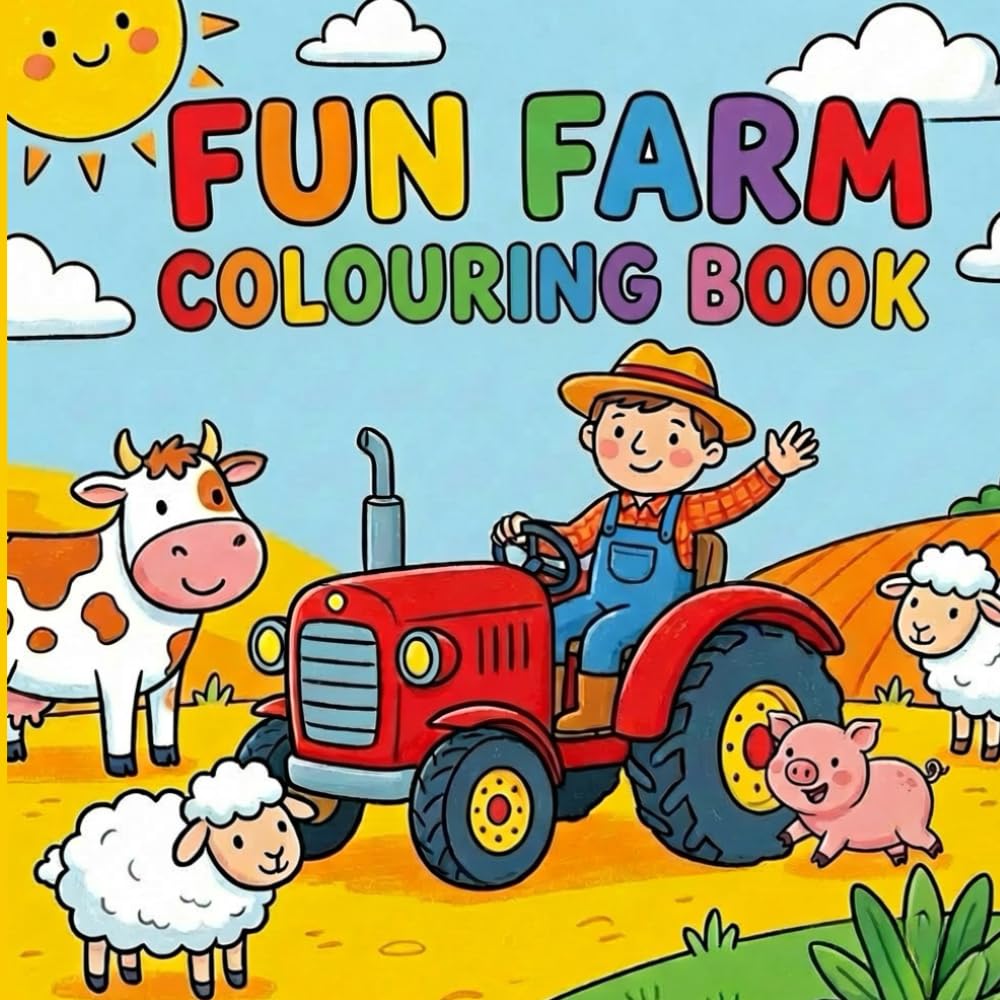 My Farm Yard Colouring Book (EASY COLOURING BOOKS FOR TODDLERS)