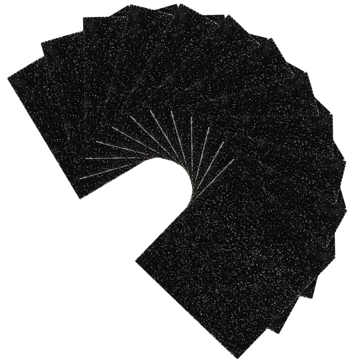 PRETYZOOM 36 STK Kohle-Ersatzfilter wasserreiniger hauswasserfilter fischpfannen Filter für Küchenabfälle Aktivkohlefilter Kompostfilter für die Küche Filter-Ersatzwatte Schwamm Black