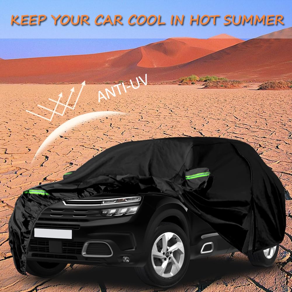 Bâche Voiture Étanche Compatible avec Citroen C5 Aircross 2018-2025 | Housse de Protection Voiture Extérieur Respirante Contre Pluie Soleil Poussière