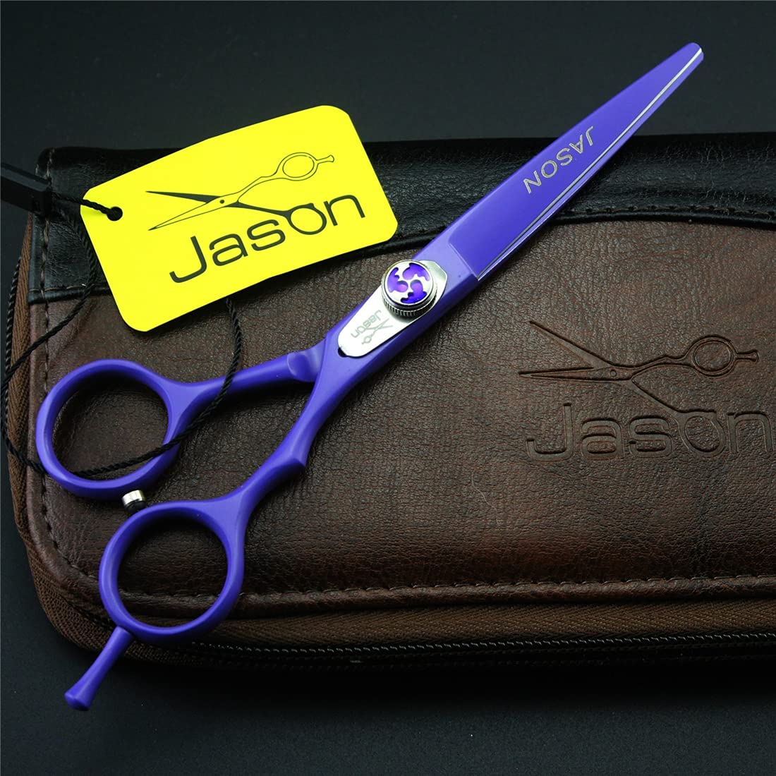 Set di Cesoie per Capelli per Barbiere Set, Forbici per Parrucchieri in Acciaio Inox, Taglio di Capelli Taglio di Assottigliamento Adatto per Donne/Uomini/Bambini E Barbieri