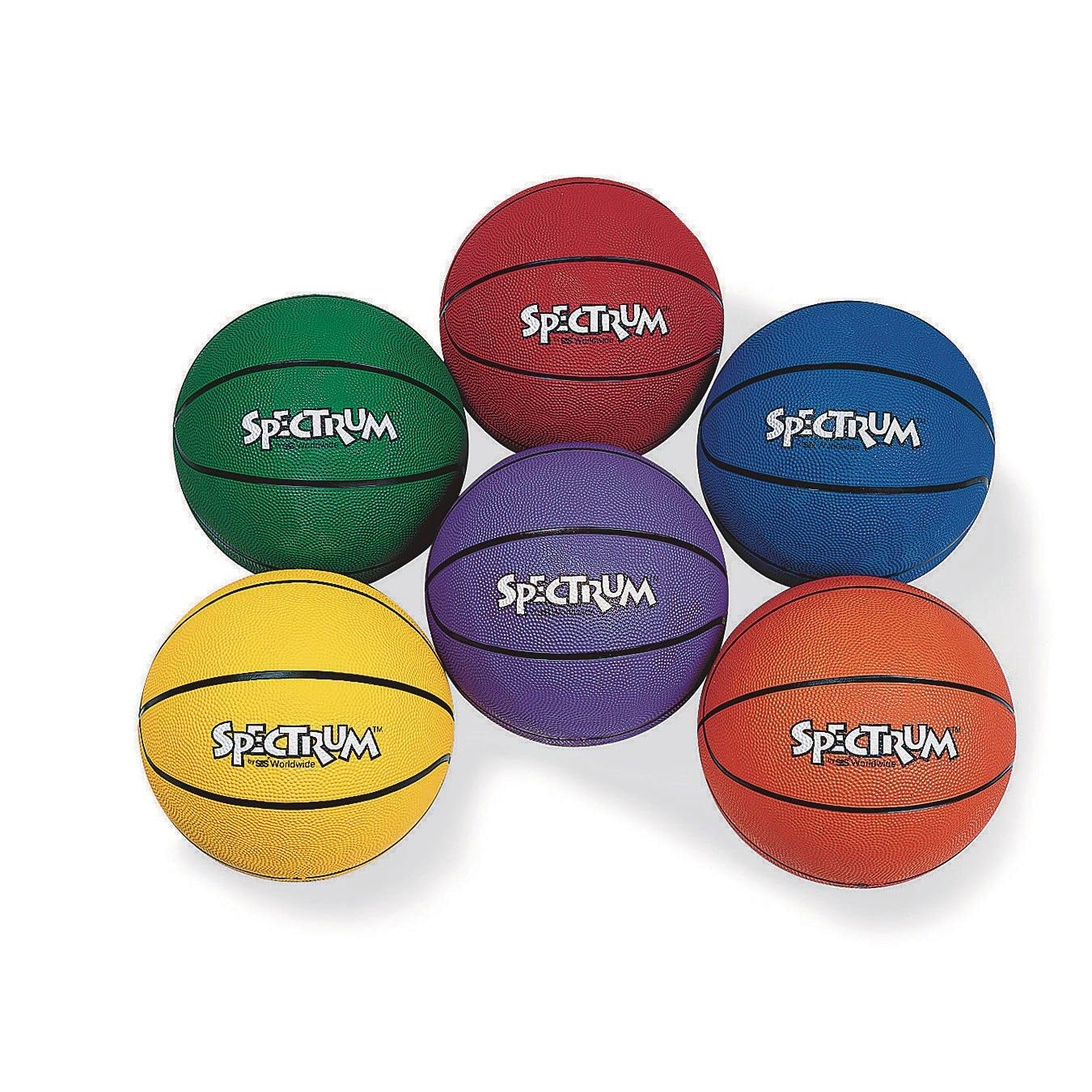 Spectrum Rubber Basketball - Official-Orange