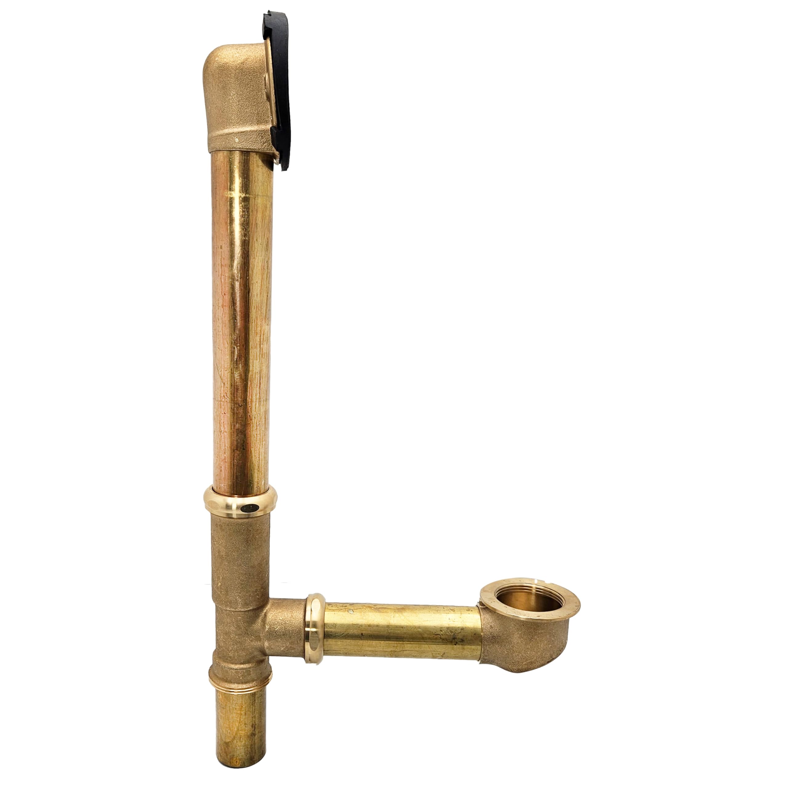 Westbrass D321-20G-07 Wtyczka odpływowa do wanny Twist & Close, satynowy nikiel
