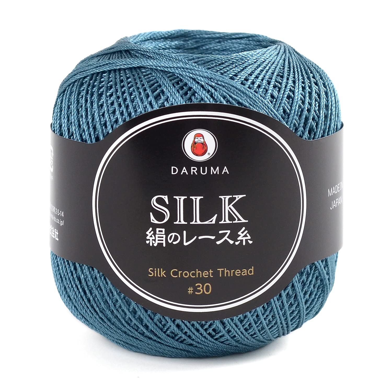 Amazon.co.jp: DARUMA Silk Lace Yarn #30 20 (Peacock) : Hobbies