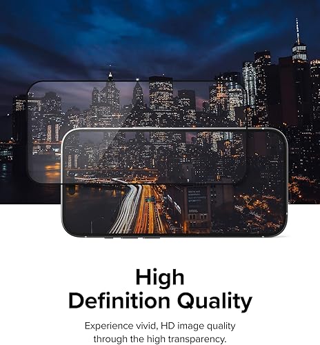 Miniatura 4 de Ringke Vidrio de cubierta completa [cobertura inastillable] compatible con iPhone 14 Pro protector de pantalla de 6.1 pulgadas, vidrio templado de