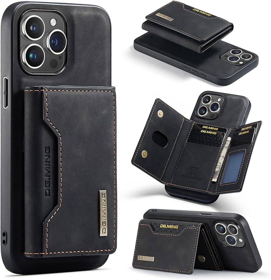 iPhone 15 Pro ブラックチタニウム　レザーウォレットセット Amazon.com: Cseoteo Wallet Case Compatible with iPhone 15 Pro Max