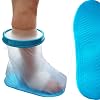 Tideshake Non‑Slip Waterproof Foot Cast Cover for Showering, Reusable Adult Foot Cast Protector, Cast Covers for Shower Foot & Ankle, Watertight Cast Bag for Surgery, Burns, Wounds & After Surgery