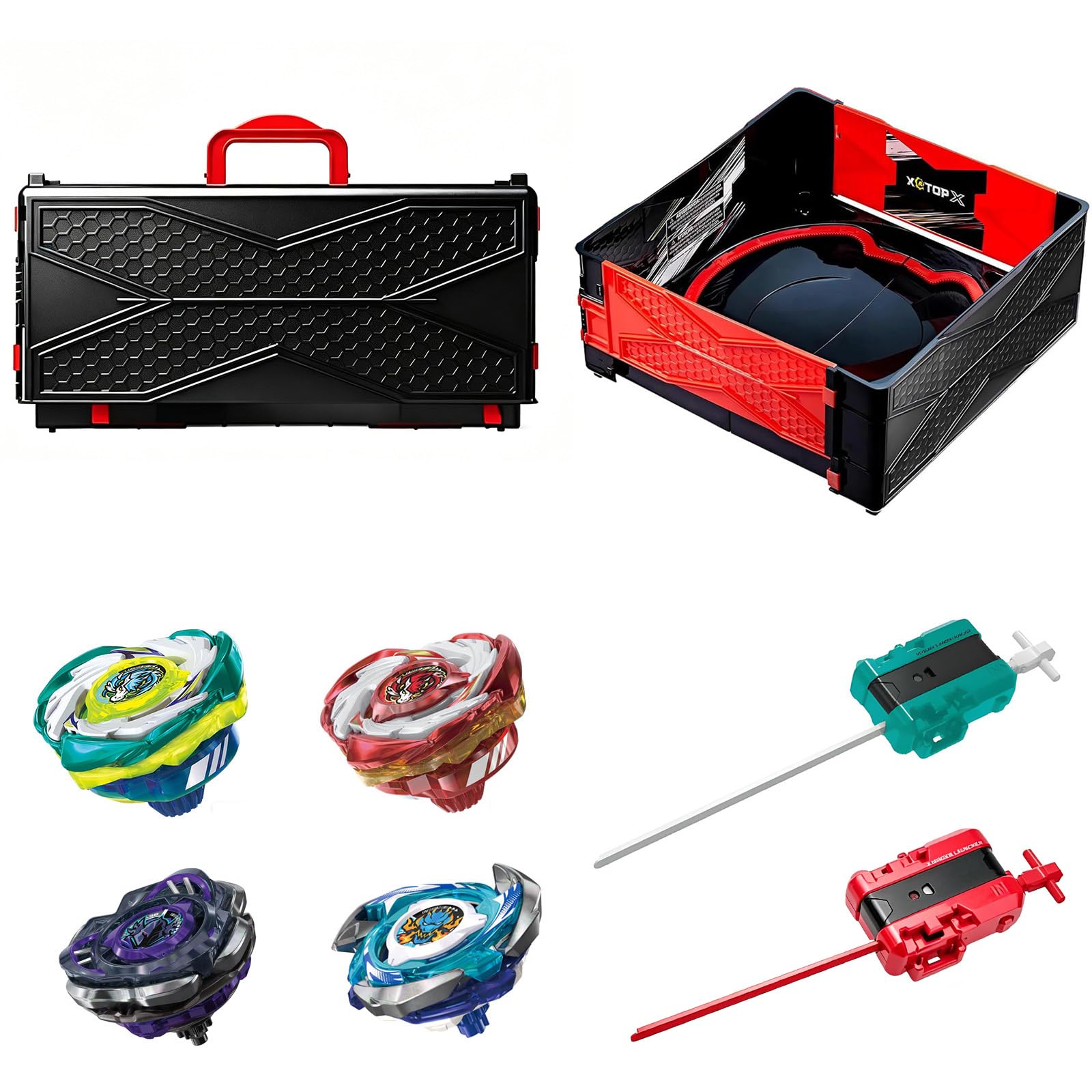 Foldable Baystadium X Clash Portable X Arena with 4 X Gyros and 2 Launchers
