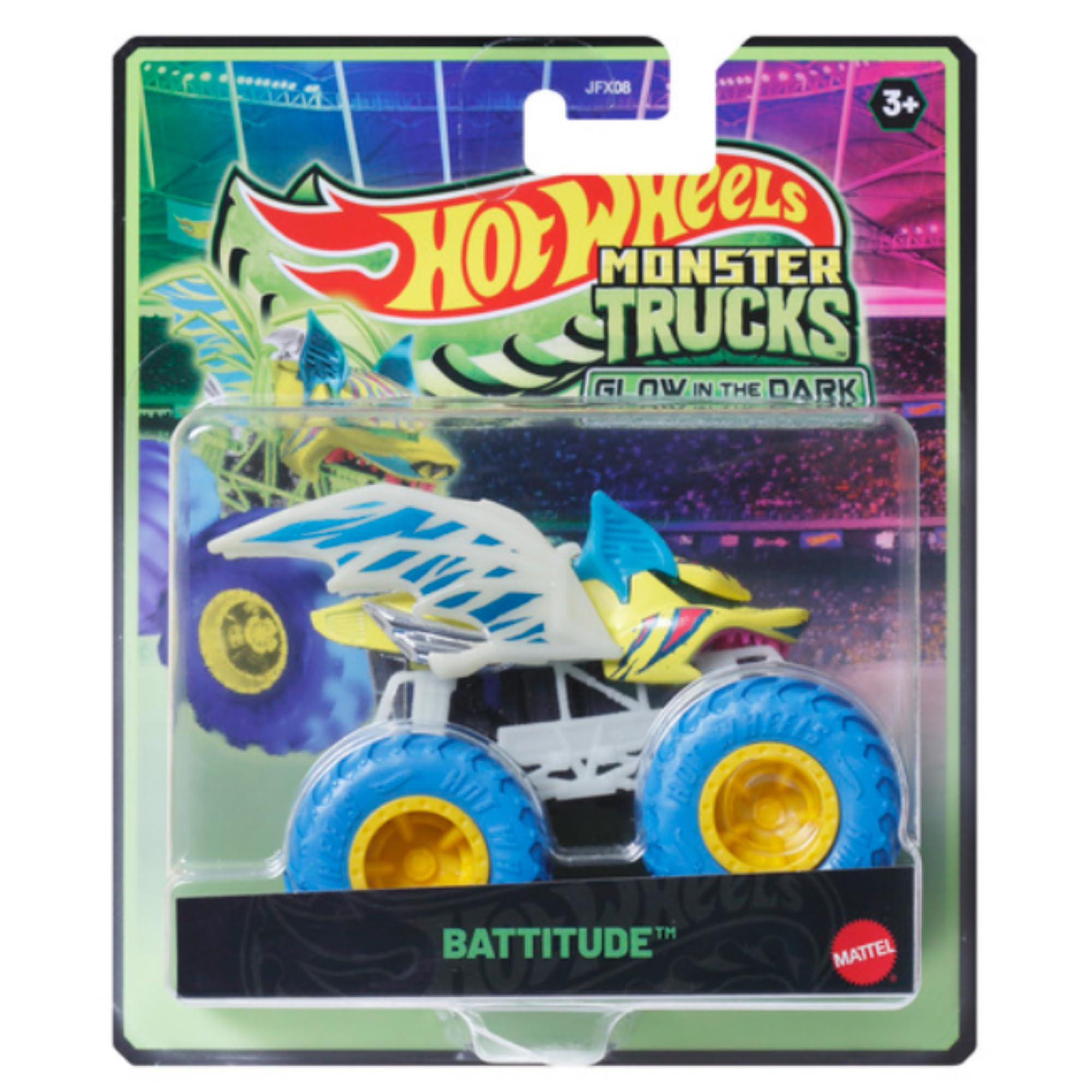 Hot Wheels Monster Trucks - (Glow in the Dark Battitude JFX16) โ image 1