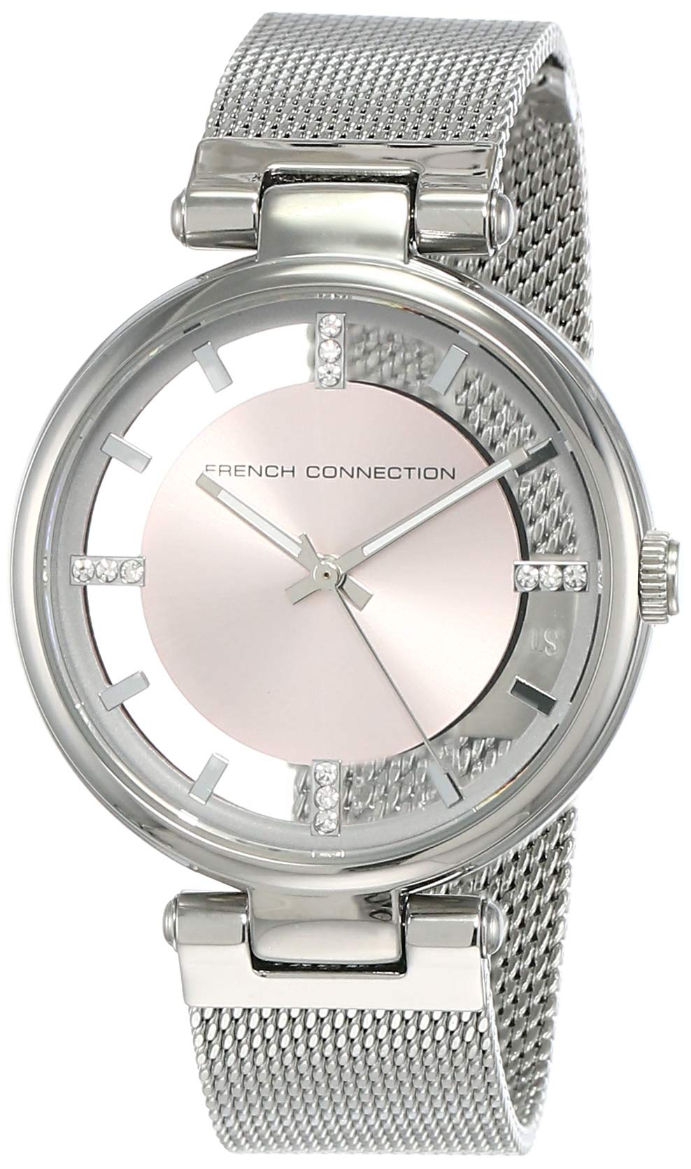 French Connection Analog Silver Dial Womens Watch-FC149RGM (B08JM3CTJK) Amazon Price History, Amazon Price Tracker