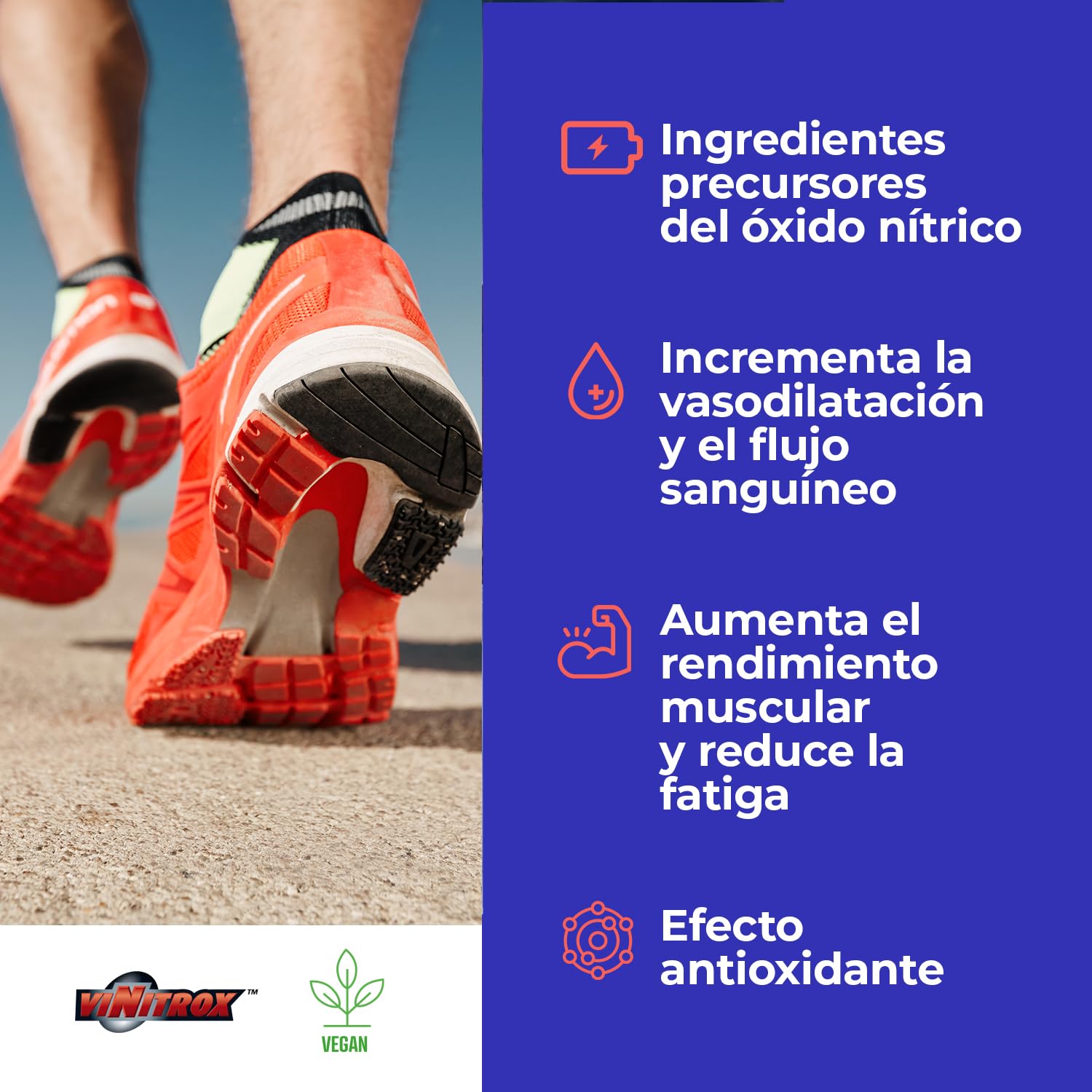 Victory Endurance NitricOxide Booster Pre-Allenamento (353g) – Gusto Ciliegia, Con Barbabietola, Vinitrox E L-Citrullina, Senza Caffeina - 4