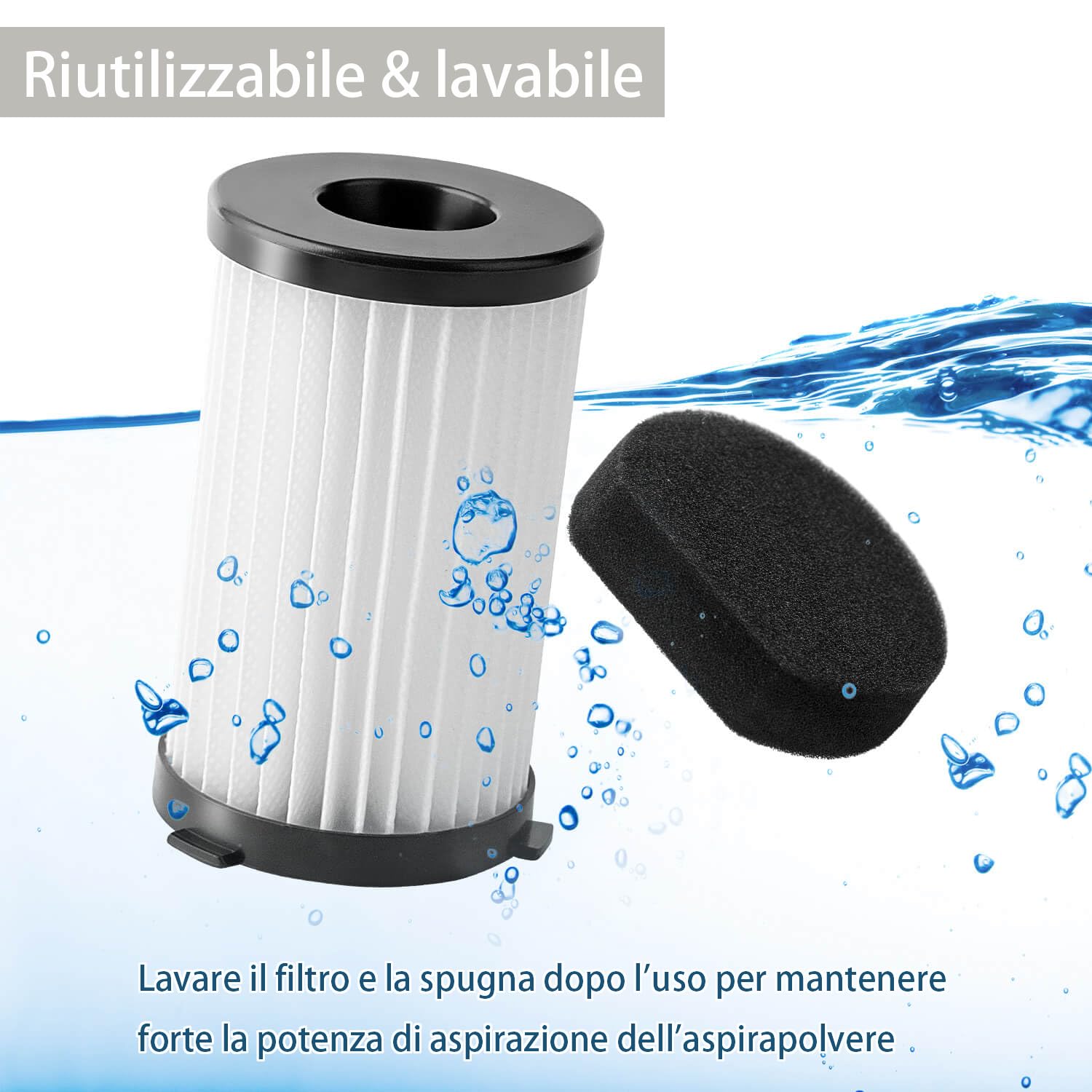 Sacchetti Aspirapolvere Dirt Devil Rebel 75 Set 30 Sacchetti Per Aspirapolvere + 30 Profumi + 3 Filtri Per Dirt Compatibile Con Dirt Devil Rebel 75