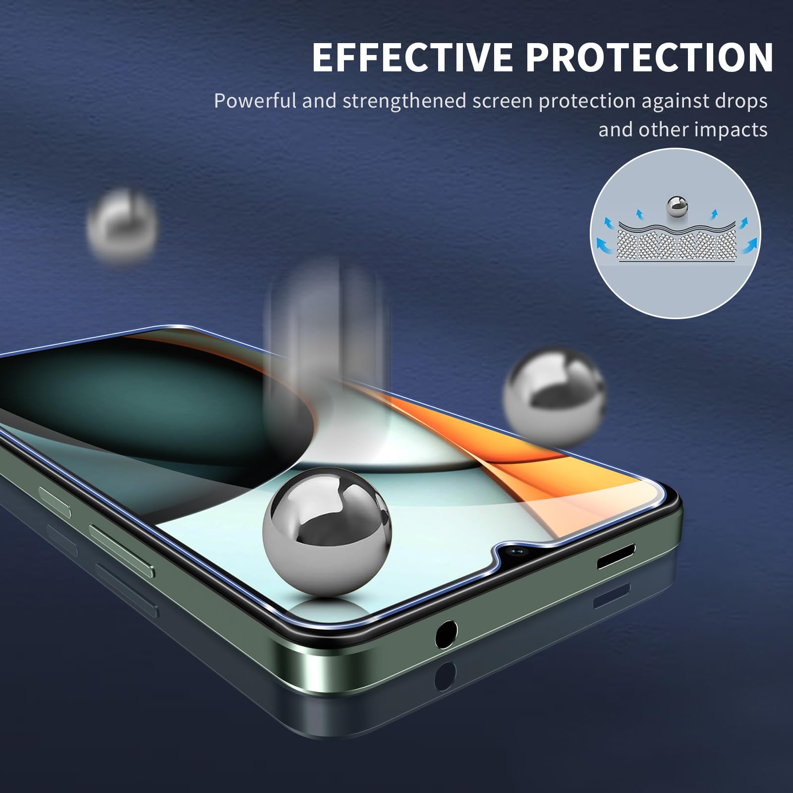 Coiwxmoi 2 Pezzi Vetro Temperato per Xiaomi Redmi A3 / Redmi A3X 6,71 Pellicola Prottetiva Anti Graffio, Durezza 9H,Ultra Resistente,Ultra Trasparente,Senza Bolle,Protezione Schermo,Clear