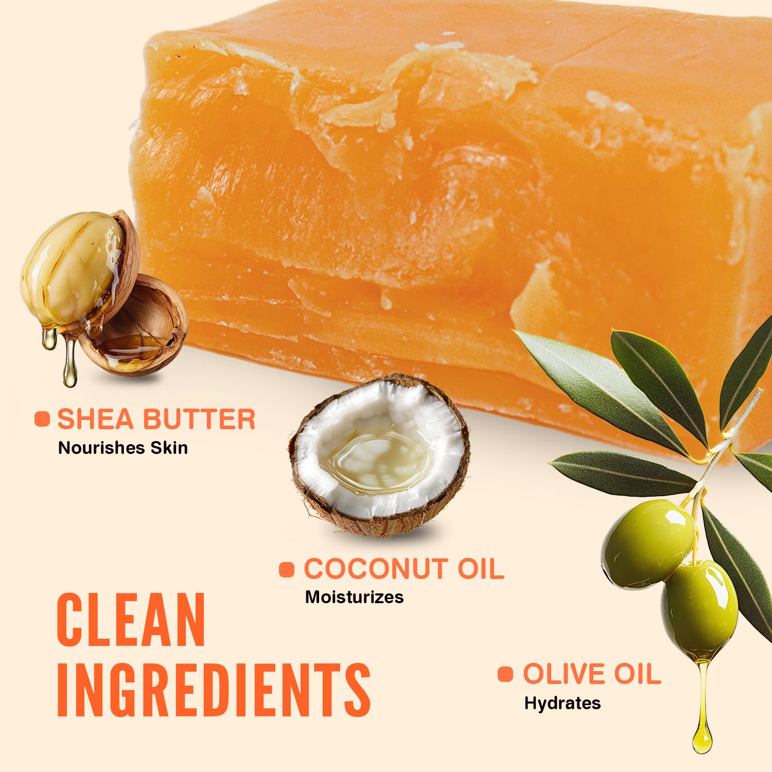 Rinse & Robust Sapone naturale da uomo (4 pezzi) con albero del tè e glicerina, idratante per viso, corpo, mani e barba, aroma agrumi, regalo per uomo, 150 g (4 barrette)