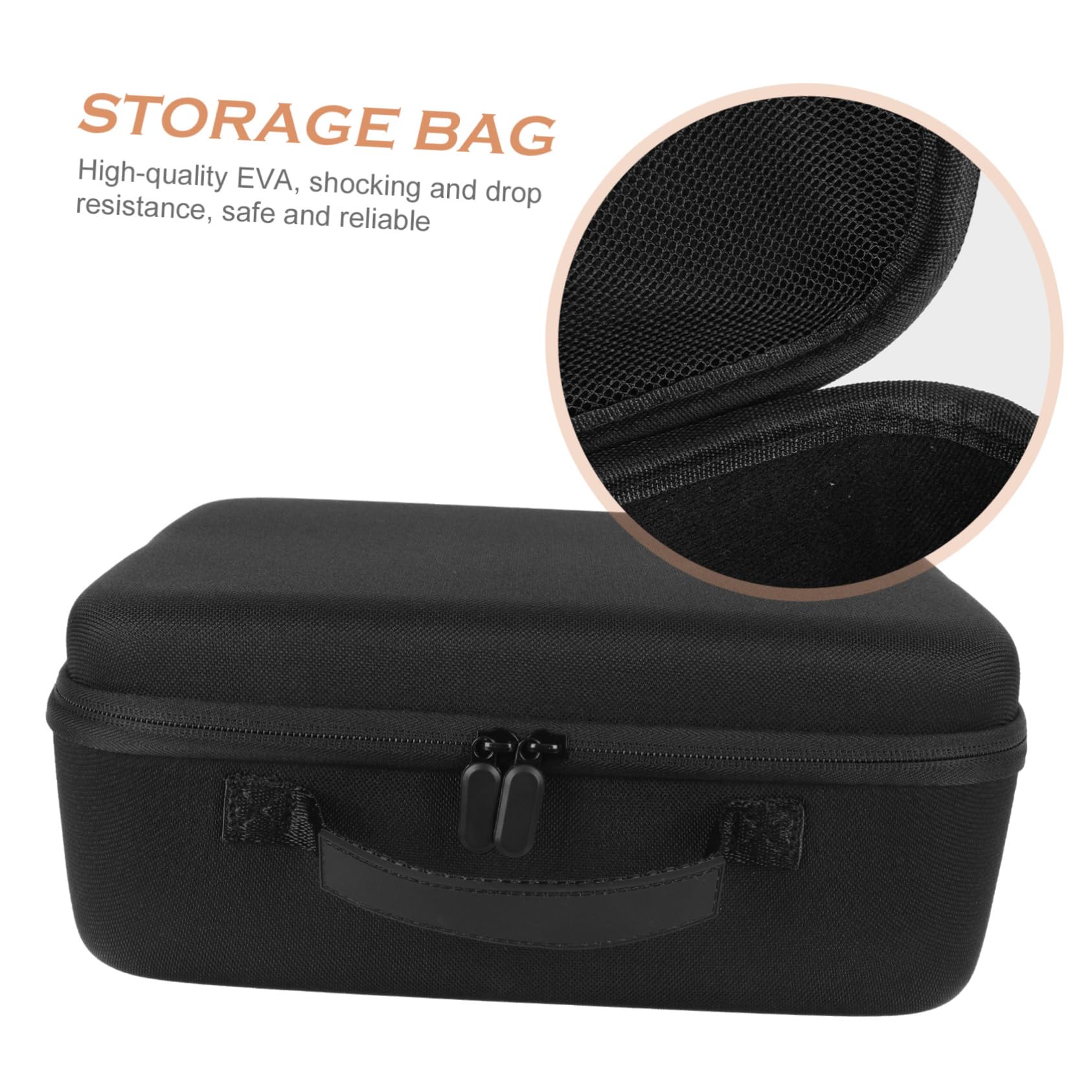 Baluue 2pezzi Asciugacapelli Portatile Design Organizer Per e Protezione Sufficiente Per Phon e Arricciacapelli Accessorio Per e Trasferte