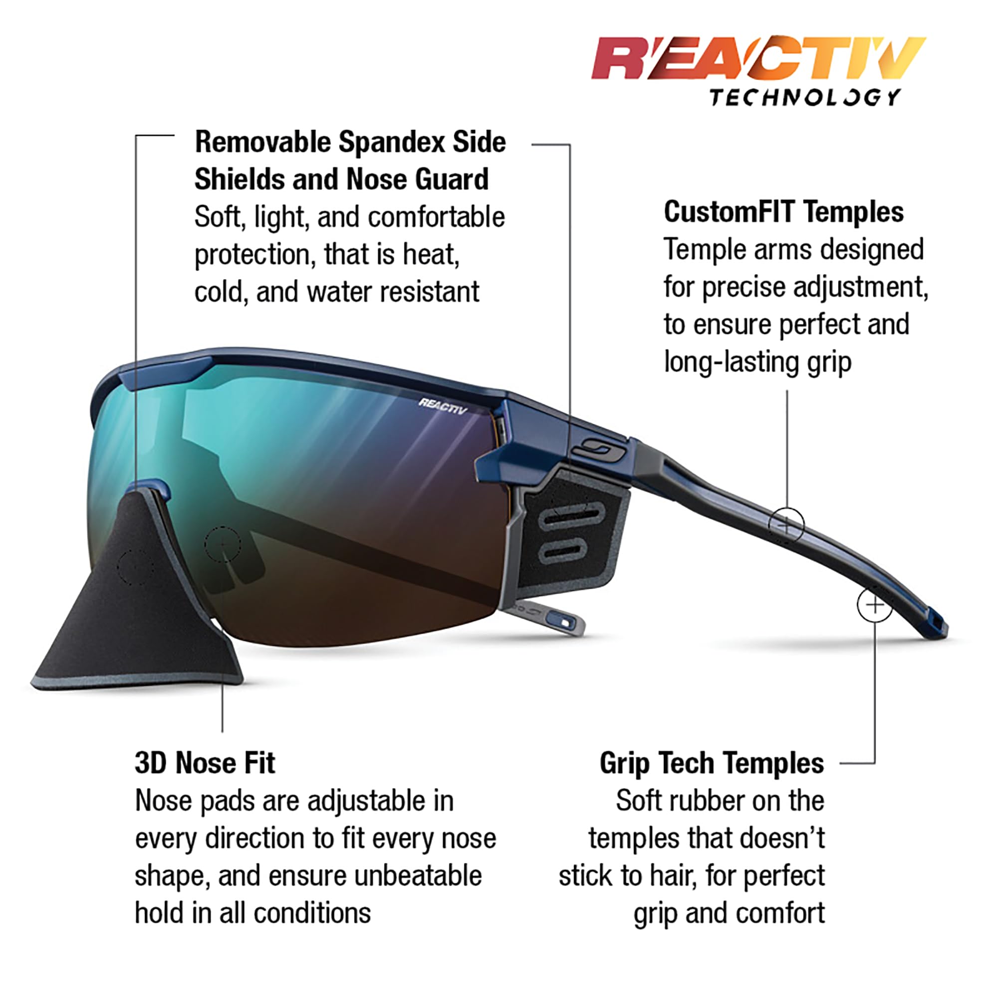 Julbo Okulary przeciwsłoneczne Uniseks Ultimate Cover