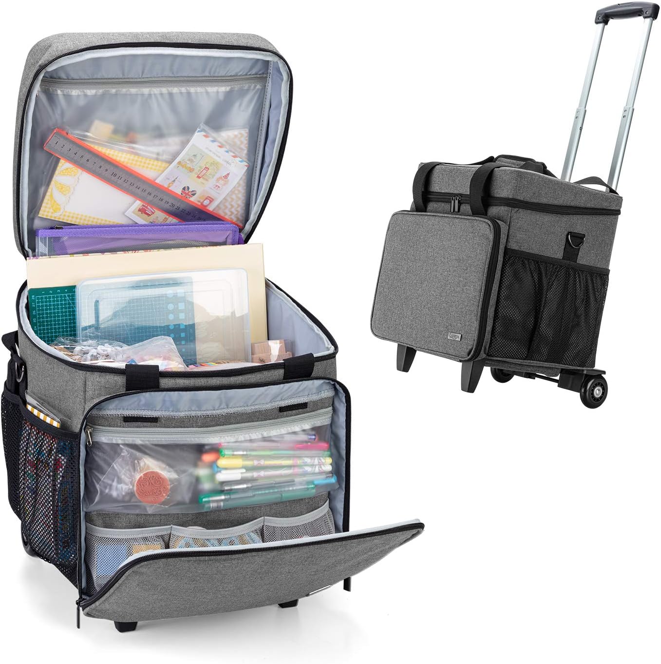 scrapbook rolling tote