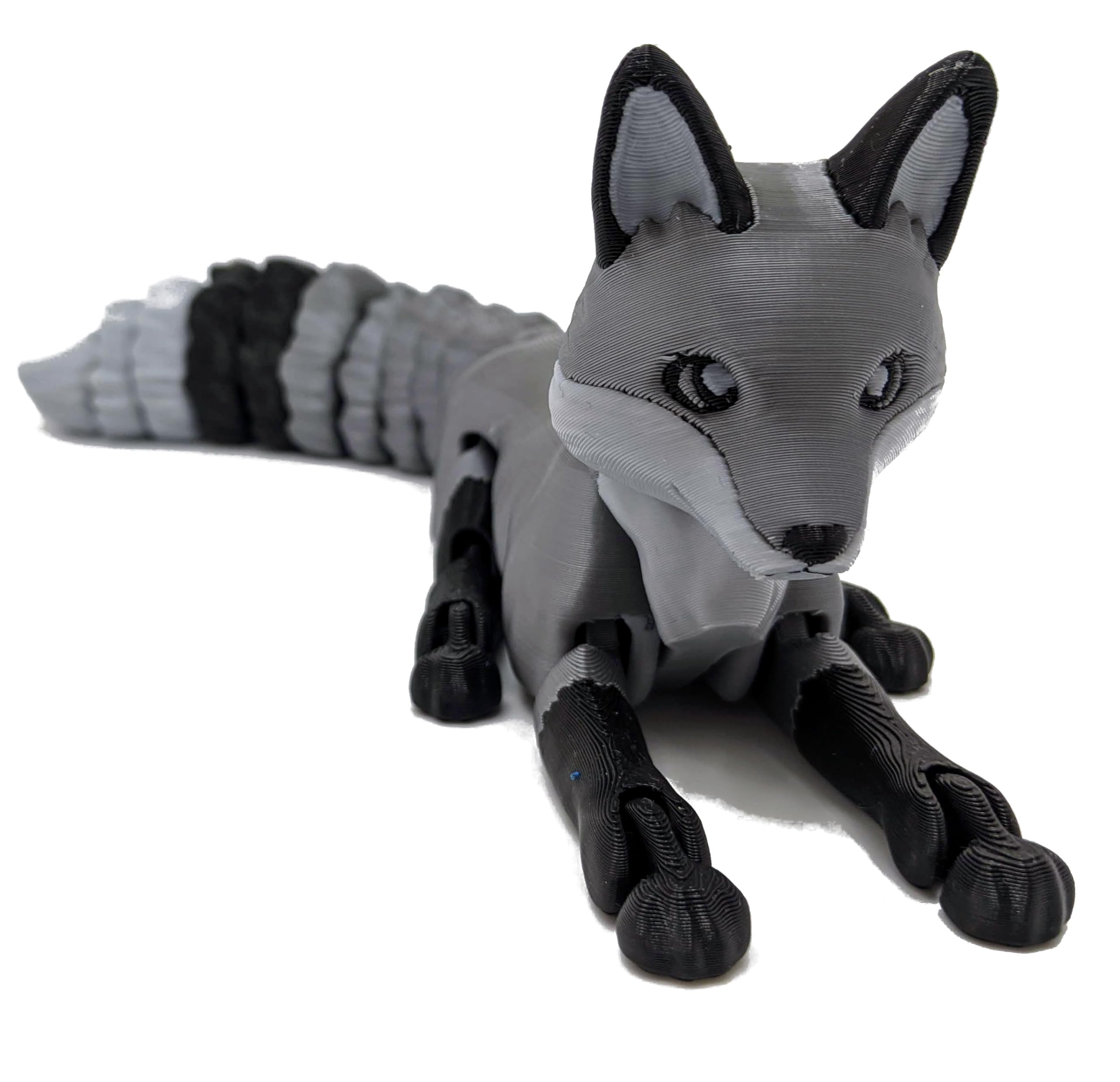 MｏDERN TｏYS製　SＩLVER PET Amazon.com: 3D Printed Fox - Made to Order Articulated Multicolor
