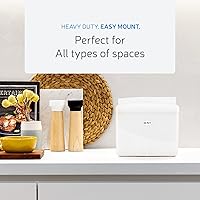 Vista 4 de EZ-Pull - Dispensador de toallas de papel multiplegable para encimera, cocina, baño, oficina, caravana, Airbnb, color blanco 4500-EZ