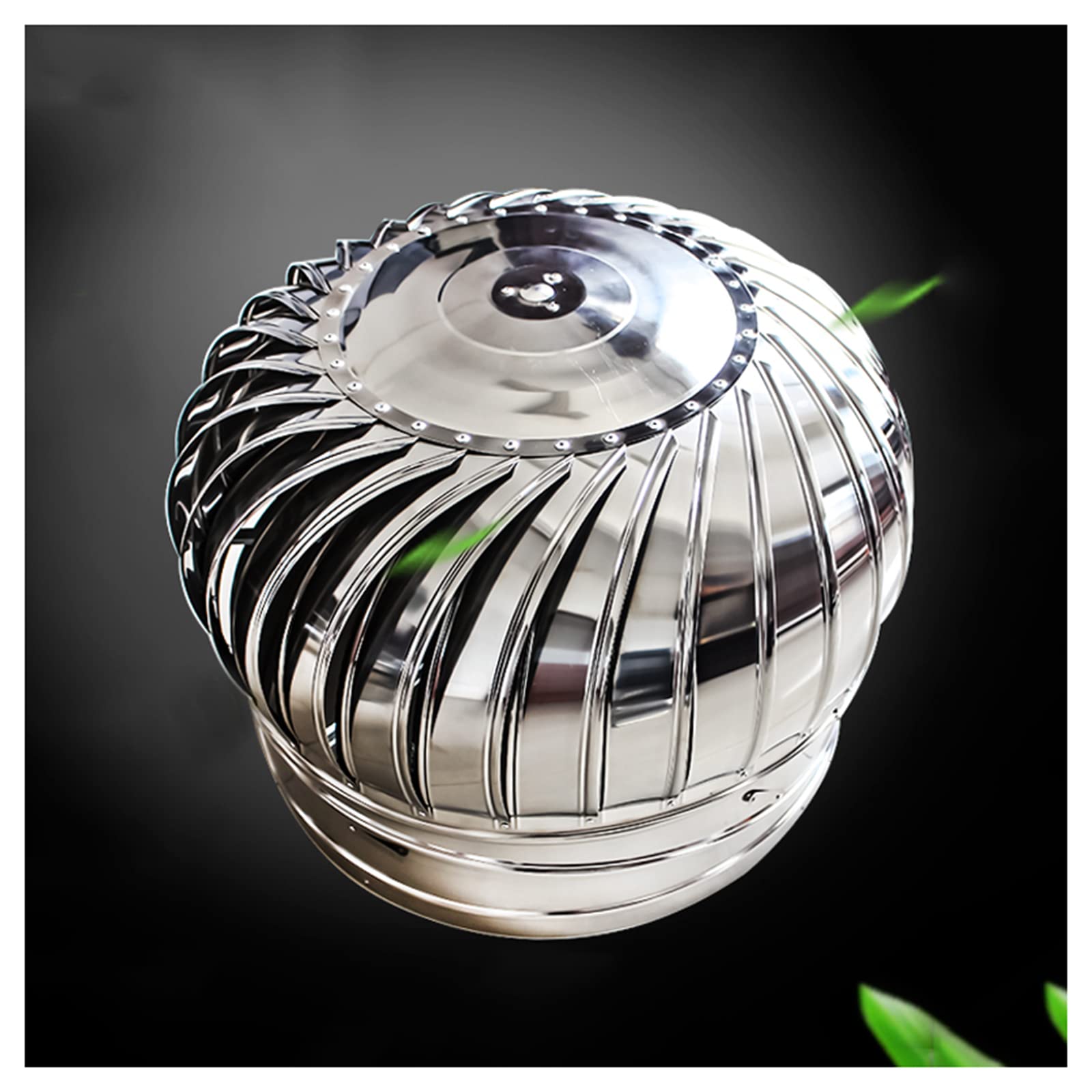 Rotor giratorio antirretorno de acero inoxidable que optimiza la ventilación de bajo consumo