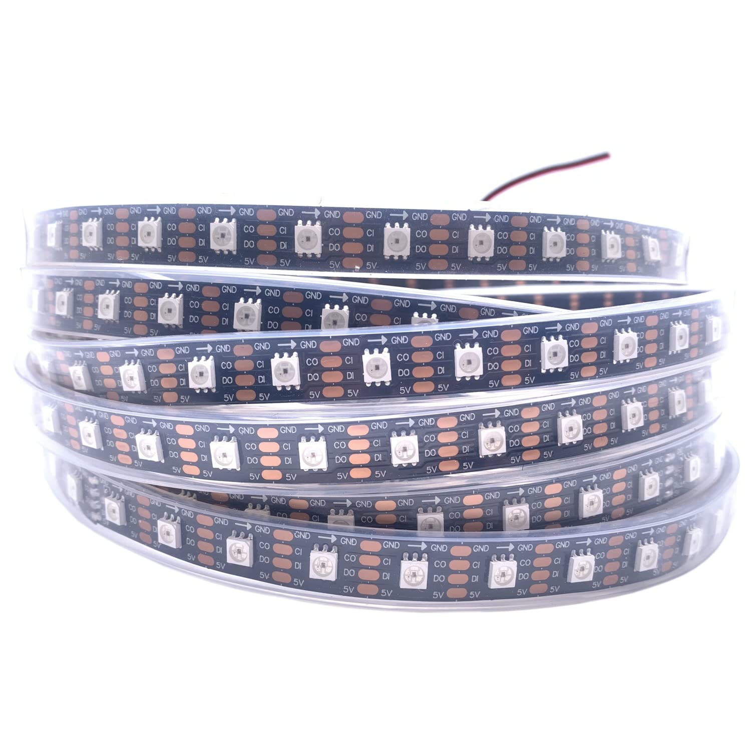 APA102 Bande Lumineuse LED Intelligente 5 M/lot ; DC5 V 30/60