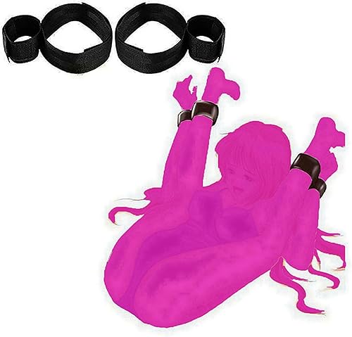 Miniatura 6 de Restricciones de muñeca y tobillo para parejas, restricciones de cama Queen, sexo adultos, ligas sexuales para tobillos y muñecas, bandas de