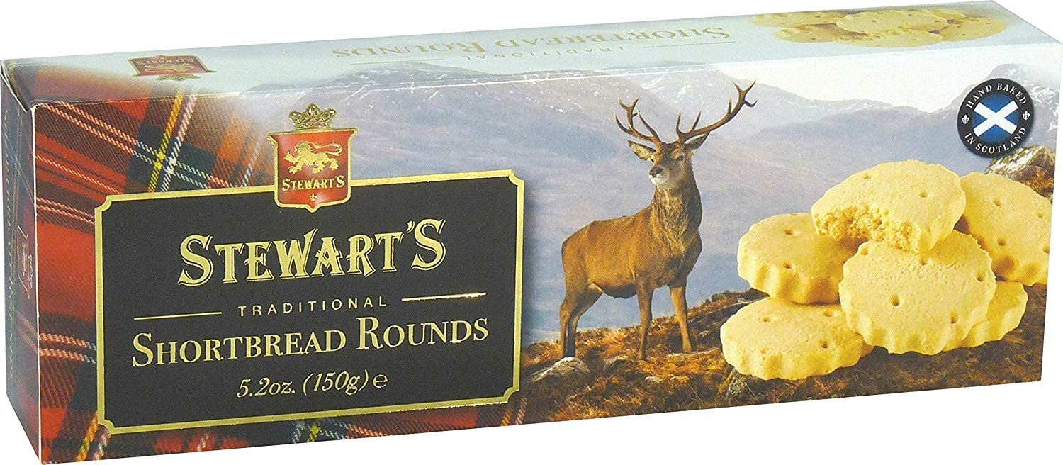 Stewart's - Highland Stag Shortbread Gift (150g) - Traditionally Made Luxury Scottish Shortbread, Delicious Melt-In-Mouth Biscuits, Ideal Treat to Share, 40 Years Heritage