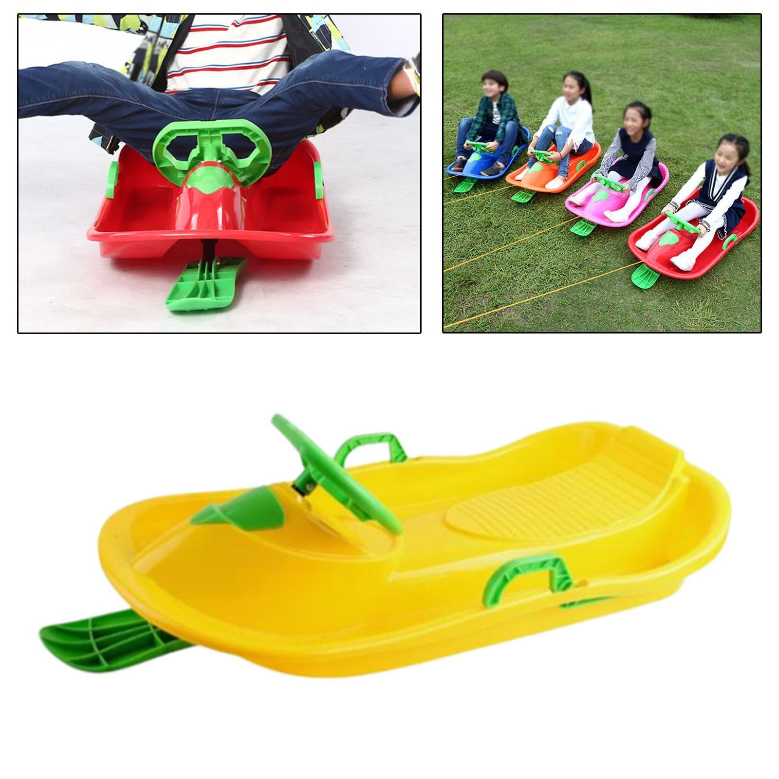 Libérez la créativité des Enfants avec Cette Luge légère Qui favorise l'équilibre et Le développement cognitif. Luge maniable avec Volant.