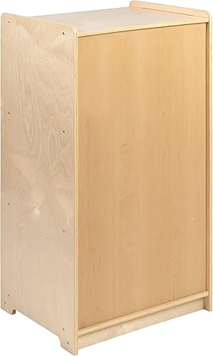 Miniatura 33 de Flash Furniture Hercules Series - Gabinete de almacenamiento de madera de 5 secciones para aula, gabinete de almacenamiento para aula escolar con 5