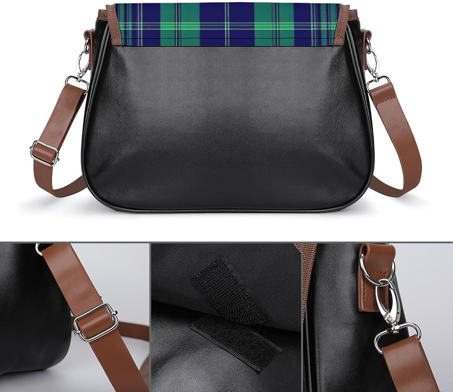 Crossbody Bag with Adjustable Strap for Women, Small Pu Leather Shoulder Handbags for Office