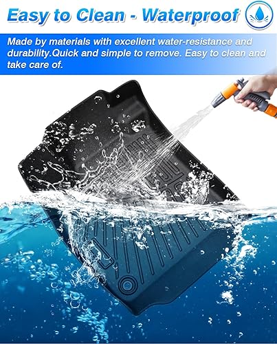 Miniatura 5 de Cartist Alfombrillas personalizadas para Nissan Frontier 2022, 2023, 2024 (cabina doble con almacenamiento debajo del asiento de la segunda fila),