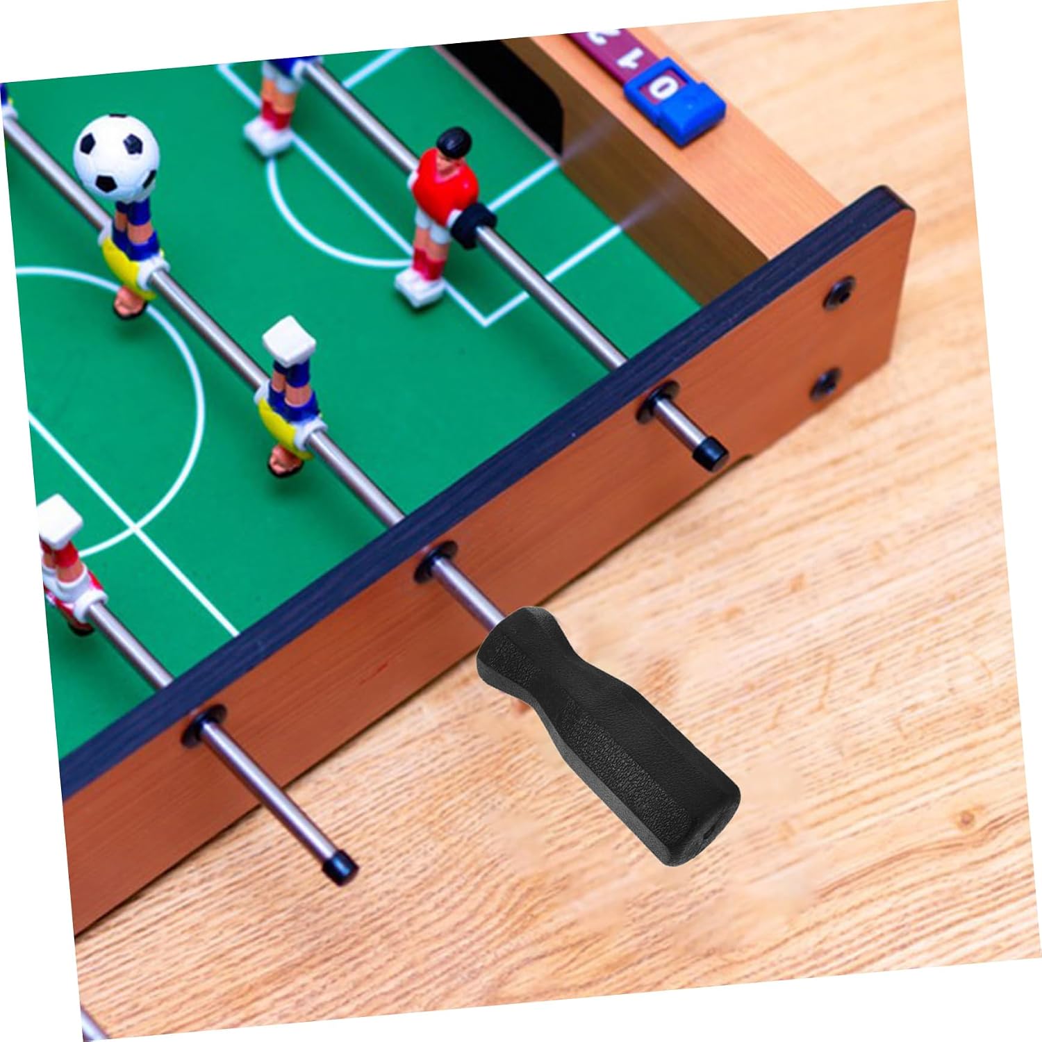 BESPORTBLE 8pcs Durable Plastic Foosball Handles Ergonomic Replacement for Foosball Table Accessories for Family Fun and Competitive Play